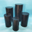 Mocsicka Party 5pcs/set Solid Color Cylinder Cover