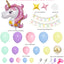 Mocsicka Balloon Arch Macaron Unicorn Balloon Set Party Decoration