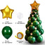 Mocsicka Christmas Tree Dark Green Latex Balloon Arch Christmas Decor