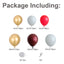 Mocsicka Balloon Arch Ruby Red Balloon Set Party Decoration