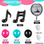 $19.9 Sale Mocsicka Music Themed Musical Symbols Balloon Set Party Decoration