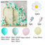 Mocsicka Balloon Arch Daisy Macaroni Blue Balloons Set Party Decoration