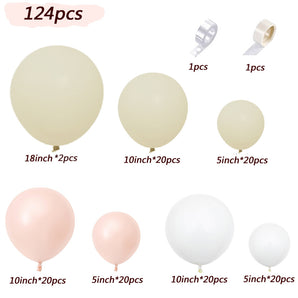 Mocsicka Balloon Arch Vintage White Balloon Set Party Decoration