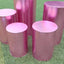 Mocsicka Party 5pcs/set Solid Color Cylinder Cover