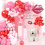 Mocsicka Balloon Arch Letters LOVE Lips Heart Valentine's Day Balloons Set Party Decoration-Mocsicka Party