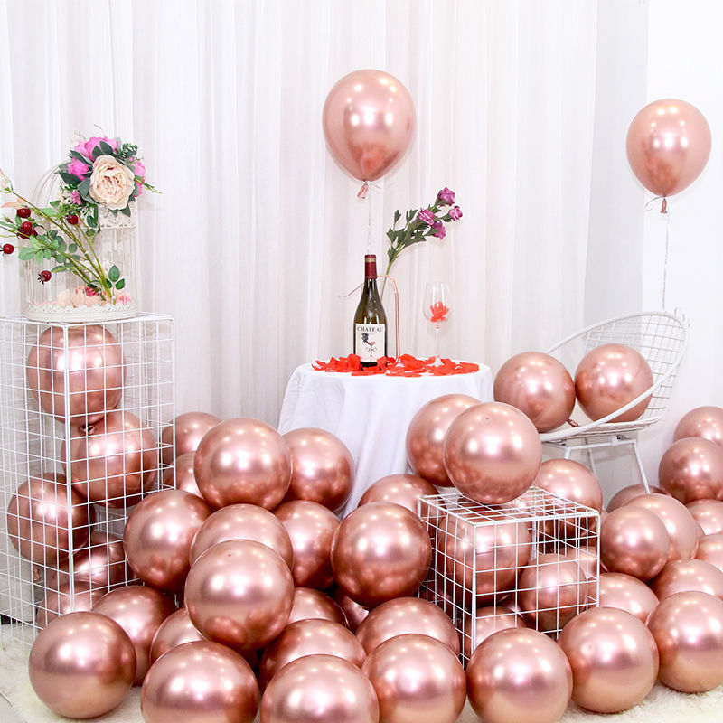 Mocsicka Party 10 inch Metallic Color Balloon Party Decoration 50 Pcs-Mocsicka Party