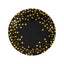 Mocsicka Party Black Gold Polka Dots Tableware