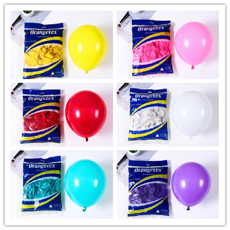 Mocsicka Party 10 inch Solid Color Balloon Party Decoration 100 Pcs-Mocsicka Party