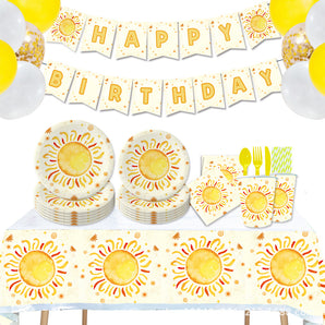 Mocsicka Party Sun Shine Theme Tableware-Mocsicka Party