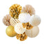 11PCS Gold Rose Gold Round Lantern Ball balloon Folding Lantern Birthday Party Decoration