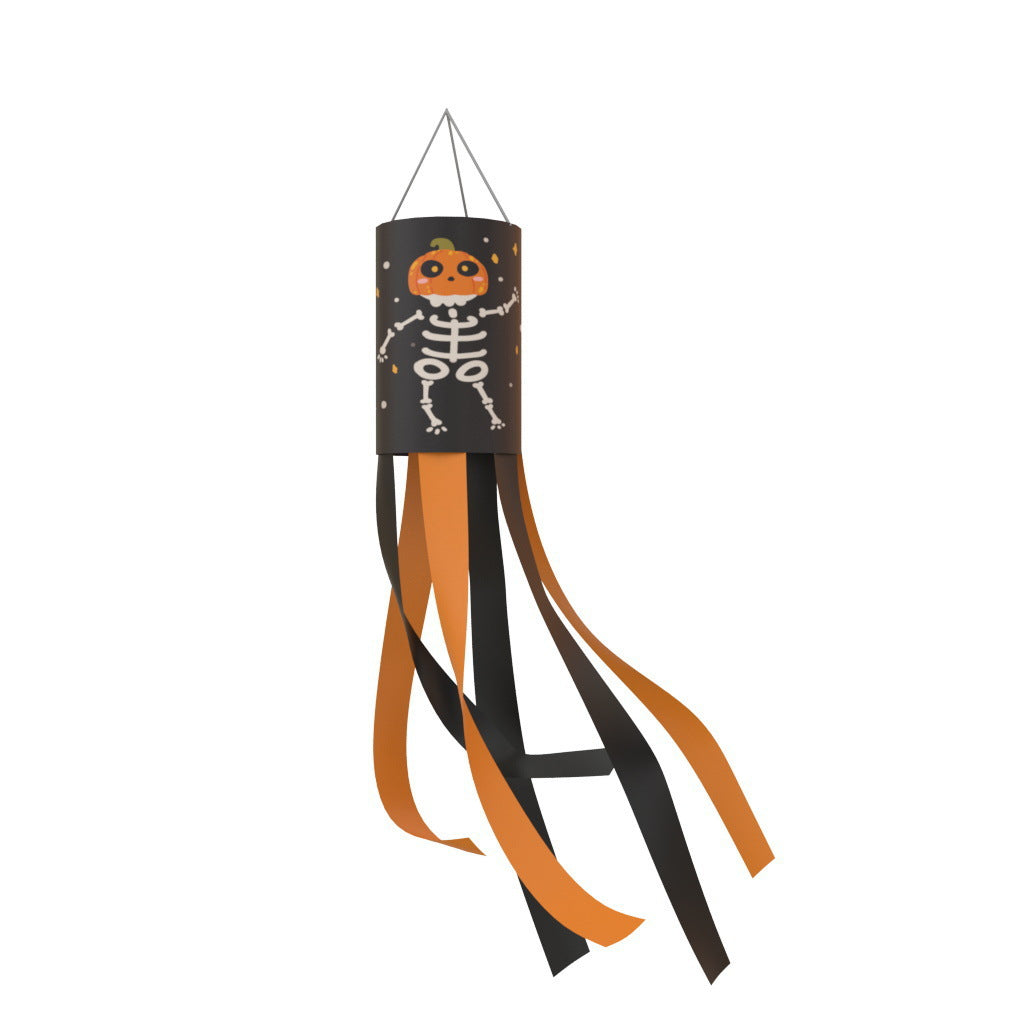 Mocsicka 39.4-inch Halloween Ghost Windpipe Flags
