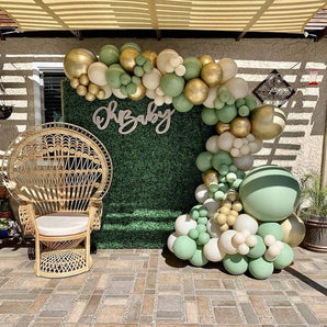 Mocsicka Balloon Arch Vintage Green Balloons Set Party Decoration-Mocsicka Party
