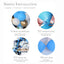 Mocsicka Balloon Arch  sky blue Balloons Set Party Decoration