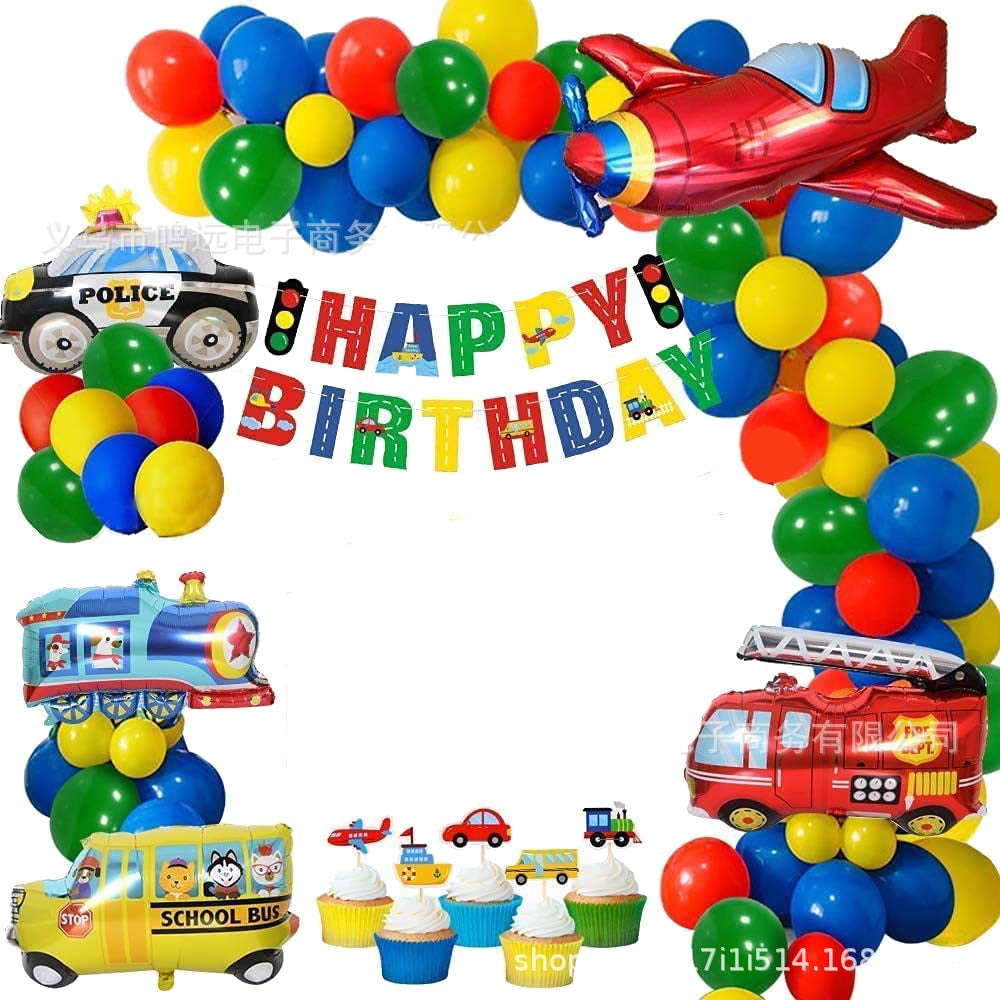 Mocsicka Balloon Arch Vehicle Balloon Set Party Decoration-Mocsicka Party