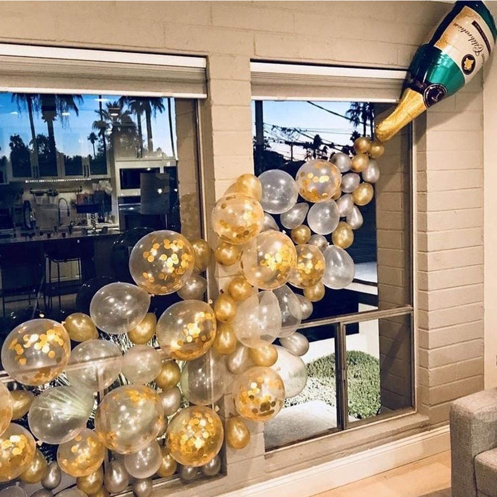 Mocsicka Balloon Arch Champagne Balloon Set Party Decoration-Mocsicka Party