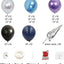 Mocsicka Balloon Arch Space Theme Balloons Set Party Decoration