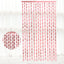 Mocsicka 2 Pieces Foil Curtains Party Decorations Metallic Tinsel Curtain