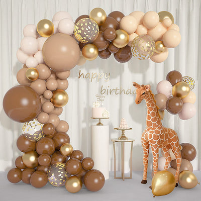 $9.9 Sale Mocsicka Balloon Arch vintage coffee brown Balloons Set Party Decoration-Mocsicka Party