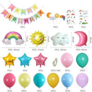 $19.9 Sale Mocsicka Balloon Arch Rainbow Balloons Set Party Decoration