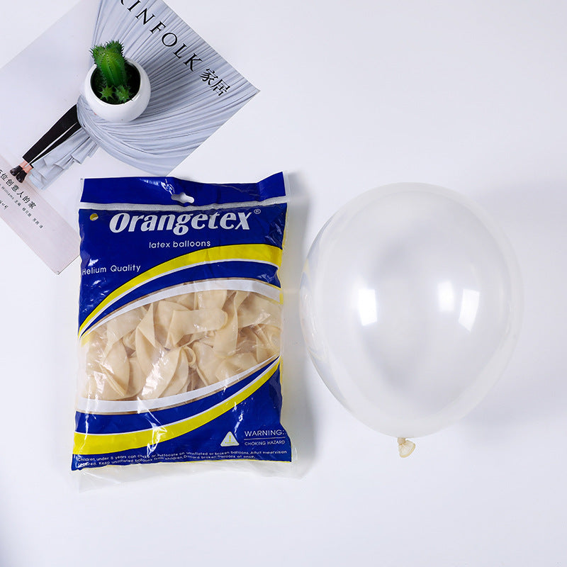 Mocsicka Party 10 inch Solid Color Balloon Party Decoration 100 Pcs