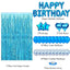 Mocsicka Balloon Arch Blue Balloon Set 2 Meters Rain Curtain Party Decoration