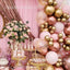 Mocsicka Balloon Arch Macaron Rose Pink Balloon Set Party Decoration-Mocsicka Party