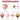 Mocsicka Balloon Arch Macaron Rose Pink Balloon Set Party Decoration