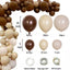 Mocsicka Balloon Arch Brown Animal Latex Balloons Set Party Decoration