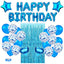 Mocsicka Balloon Arch Blue Balloon Set 2 Meters Rain Curtain Party Decoration-Mocsicka Party