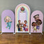 Mocsicka Custom Cartoon Double-printed Chiara Cover Backdrop for Birthday
