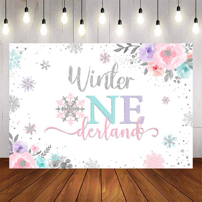 Mocsicka Winter Onederland Backdrop-Mocsicka Party