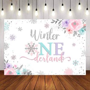 Mocsicka Winter Onederland Backdrop-Mocsicka Party