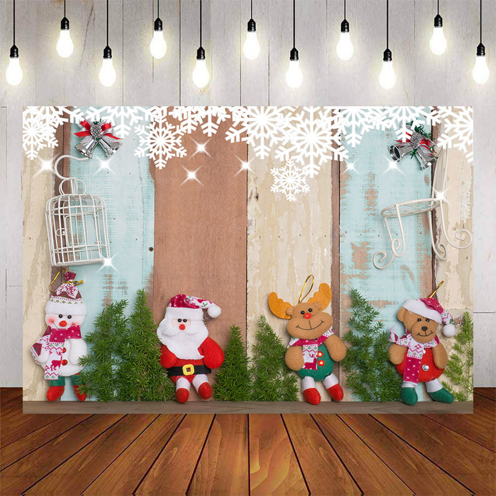Mocsicka Party Merry Christmas Doll Background-Mocsicka Party