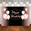 Mocsicka Rose Gold Balloons Happy Birthday Party Decoration Prop-Mocsicka Party