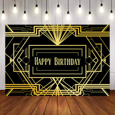 Mocsicka Gatsby Theme Backdrop Birthday Party Banners-Mocsicka Party