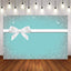 Mocsicka Green and White Bow Theme Party Background