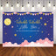 Mocsicka Bright Moon Twinkle Little Stars Baby Shower Party Decoration Props-Mocsicka Party