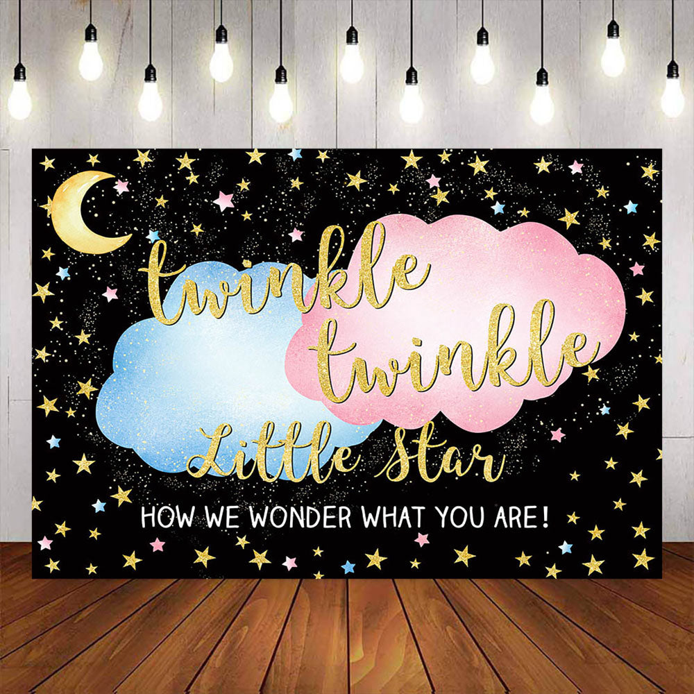 Mocsicka Twinkle Little Star Pink or Blue Gender Reveal Party Decor-Mocsicka Party
