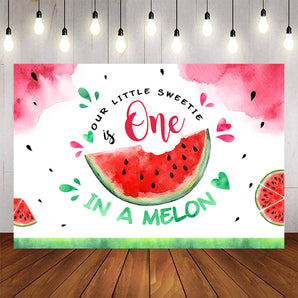 Mocsicka Sweet Watermelon Happy 1st Birthday Party Supplies-Mocsicka Party