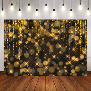 Mocsicka Halo Sparkling Glowing Dots Photo Banner-Mocsicka Party