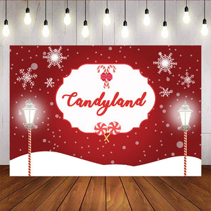 Mocsicka Candyland Winter Snowflakes Baby Shower Party Decoration Props-Mocsicka Party