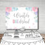 Mocsicka Winter Onederland Sliver Snowflakes and Flowers Baby Shower Backdrop