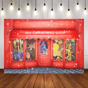 Mocsicka Merry Christmas Shop Theme Party Photo Background-Mocsicka Party