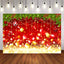 Mocsicka Merry Christmas Snowflake Bell Party Gold Red Photo Background-Mocsicka Party
