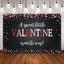 Mocsicka a Sweet Valentine is on the Way Baby Shower Backdrop Valentine's Day-Mocsicka Party