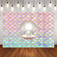 Mocsicka Mermaid Baby Shower Backdrop Big Pearl Newborn Party Decoration-Mocsicka Party