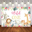 Mocsicka Wild One Background Animals and Plam Leaves First Birthday Party Decor-Mocsicka Party