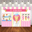 Mocsicka Ice Cream Parlor Backdrops Dessert Cakes Baby Shower Party Background-Mocsicka Party