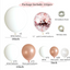 Mocsicka Fabulous 18th Champagne Gold Balloon and Diamonds Birthday Backdrop and Balloon kit
