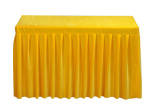 Mocsicka Yellow Table Skirt Dessert Table Decorations 3m wide-Mocsicka Party